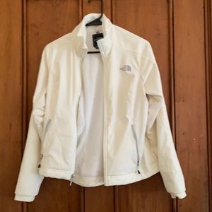 white north face jacket